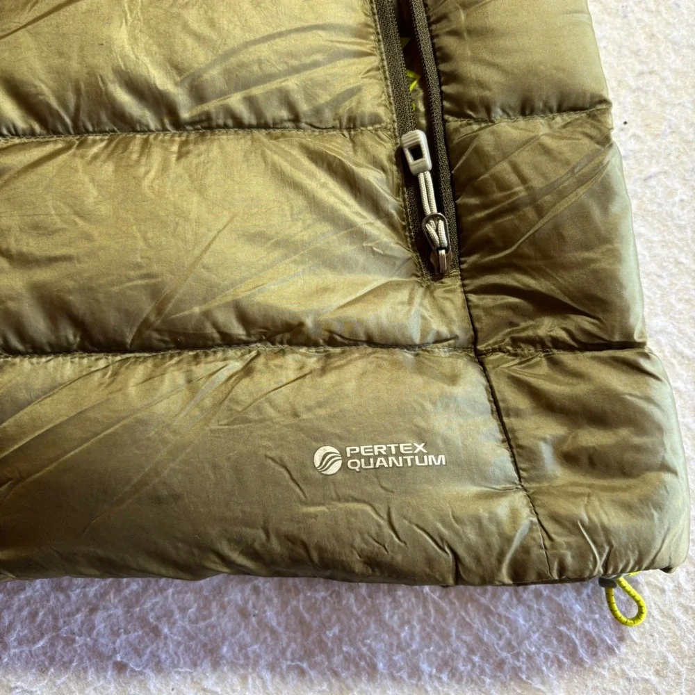 REI Co Op Down Puffer Vest Men Size S Green National Park Centennial Lightweight